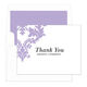Damask Scroll Thank You Folded Note Cards Image 3 of 9